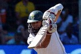 South Africa's Hashim Amla plays a shot during the second Test against Australia at Port Elizabeth.