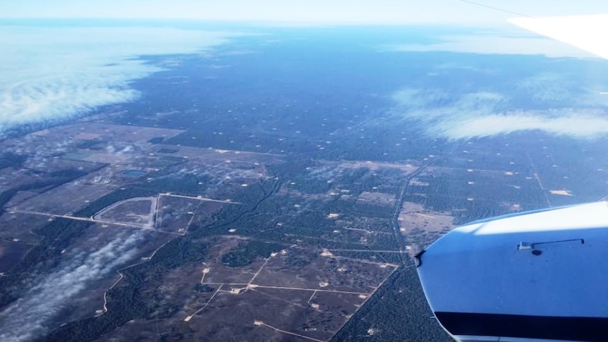 CSG wells from the air