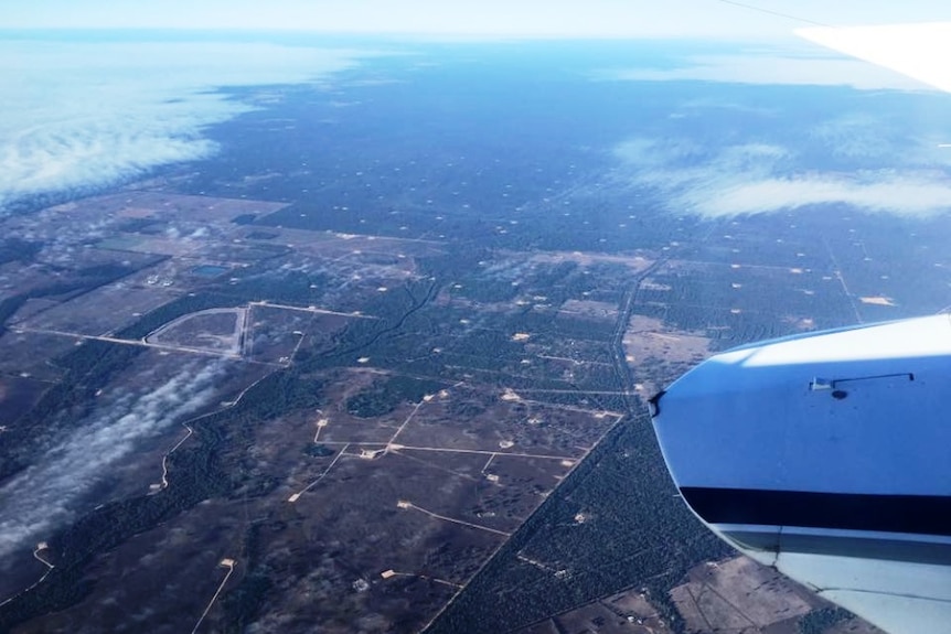 CSG wells from the air