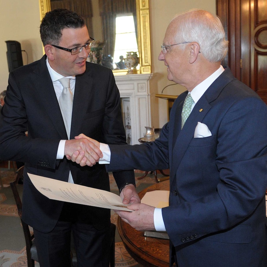 Daniel Andrews sworn in as Premier of Victoria