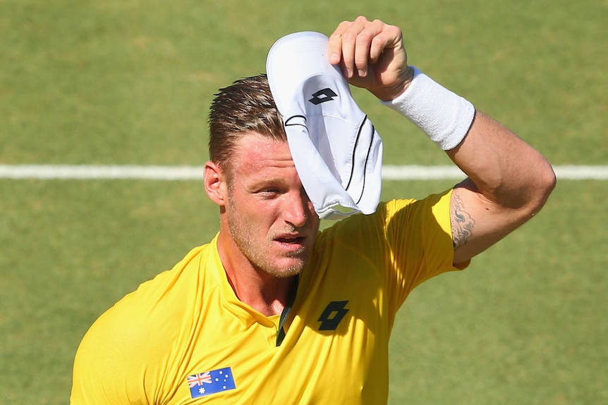 Sam Groth loses Davd Cup opening match.jpg