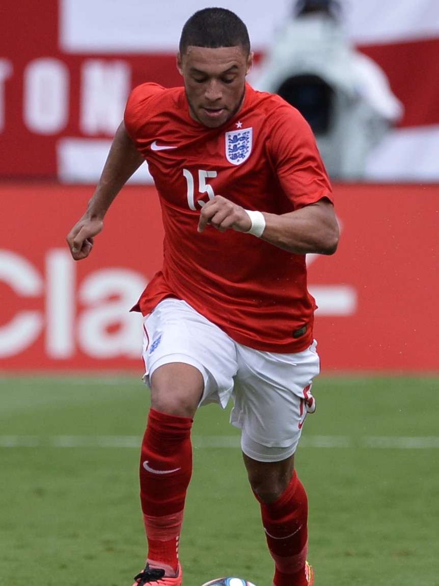 England winger Alex Oxlade-Chamberlain