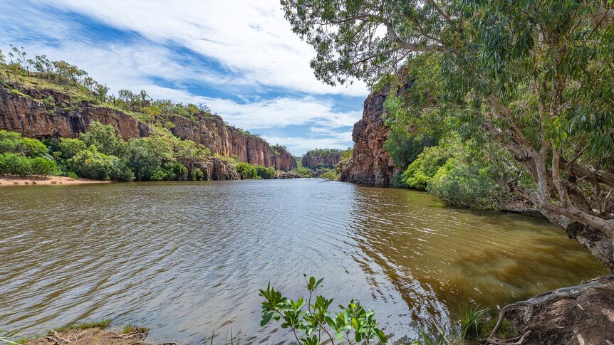 A view of the Nitmiluk National Park and Katherine River, Northern Territory, Australia.