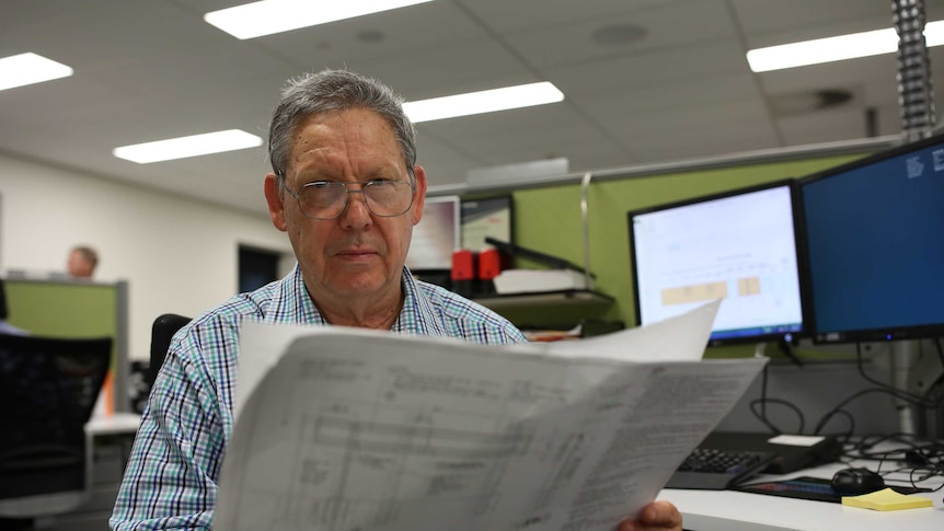 Queensland engineer John Spathonis has helped come up with safer designs for road signs.