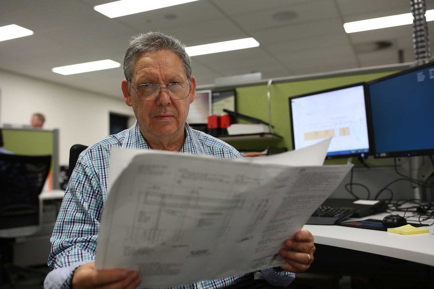 Queensland engineer John Spathonis has helped come up with safer designs for road signs.