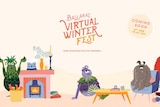 A screenshot of a Ballarat City Council virtual winter festival website.