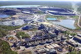 Aerial view of the Ranger Uranium Mine.