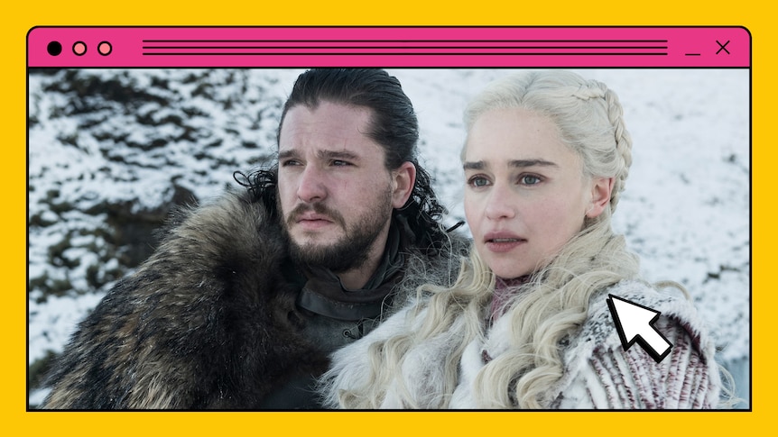 Jon Snow and Daenerys Targaryen from Game of Thrones