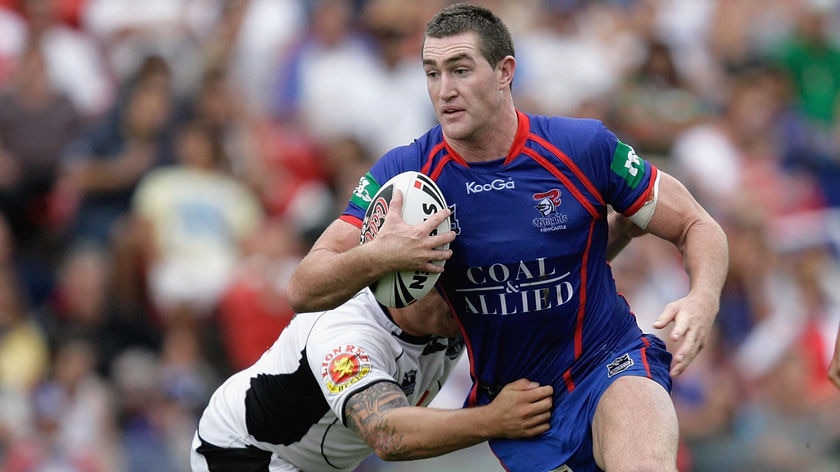 Newcastle Knights second rower Chris Houston is expecting a tough forwards battle against the Broncos at Hunter Stadium tonight.