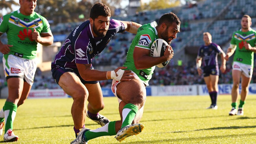 Robinson scores against the Storm