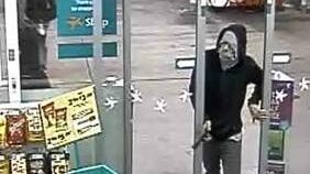 CCTV footage of North Mackay service station hold-up.