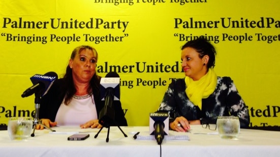 Palmer United Party (PUP) endorsed independent candidate Jennifer Stefanac, with the party's senator Jacqui Lambie.
