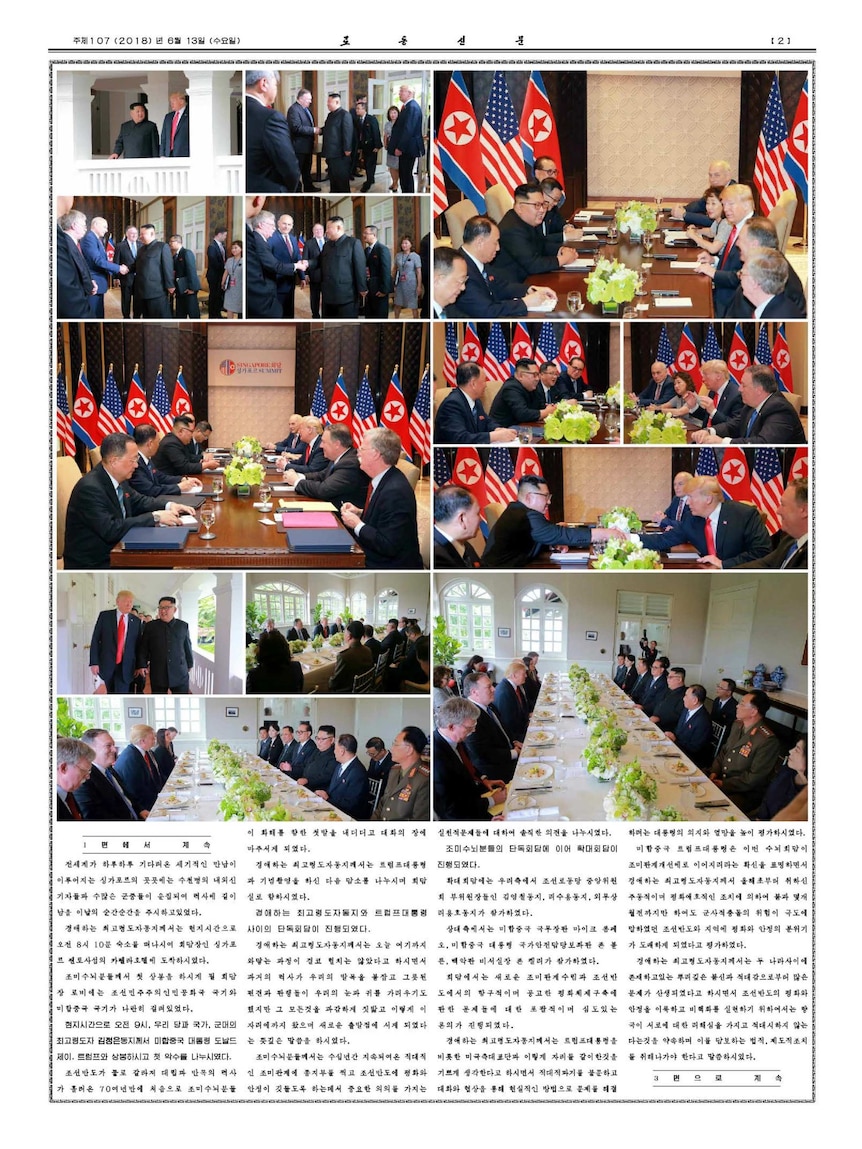 A full page of photos from the summit.