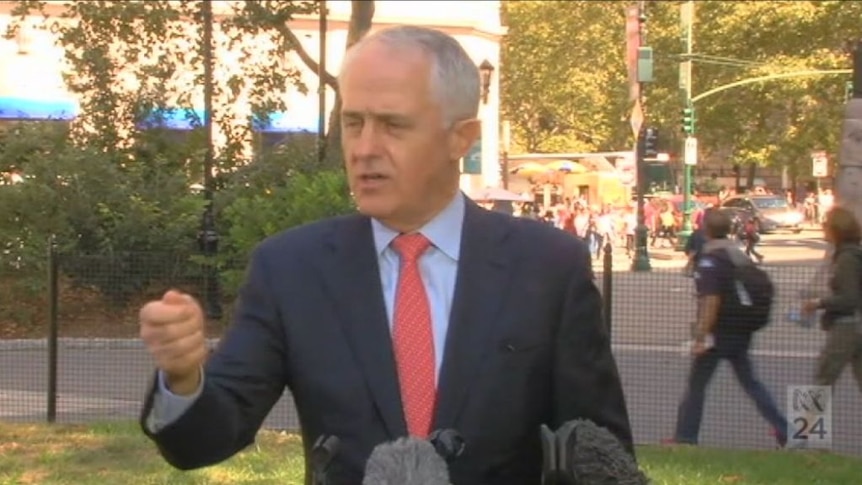 Malcolm Turnbull speaks about Australia's refugee policies