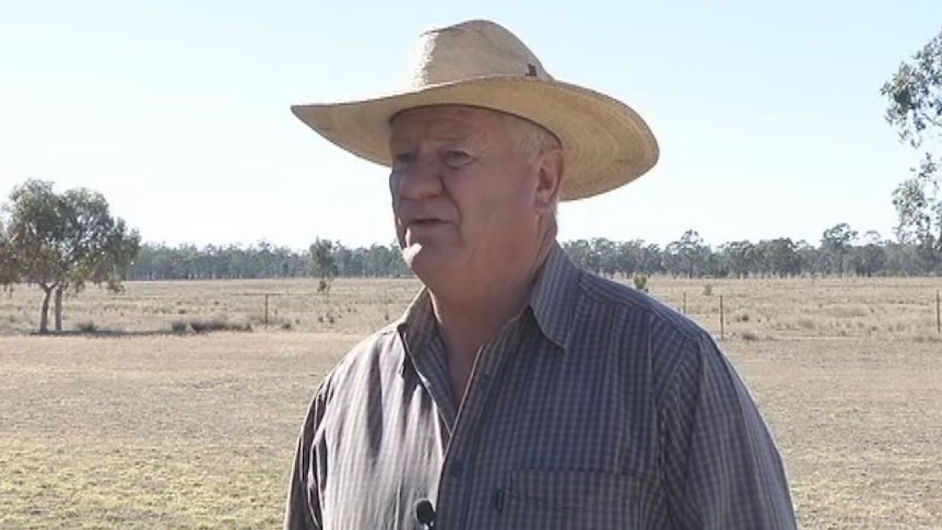 Cattle farmer Allan Leech at his Dalby property