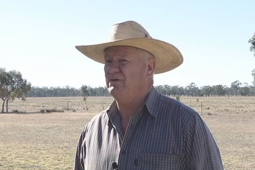 Cattle farmer Allan Leech at his Dalby property