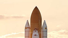 The grounding of the space shuttle fleet has put pressure on NASA. (File photo)