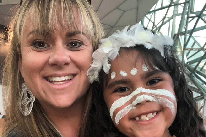 Prue Williams poses with her daughter.