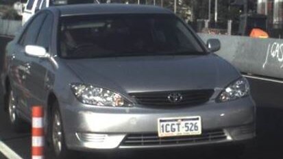 A photo of a silver Toyota Camry.