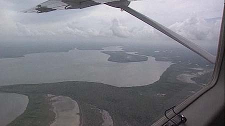 Melville Island from the air