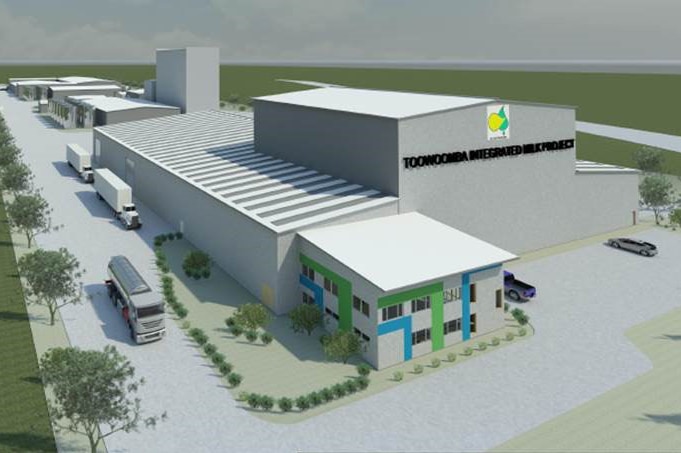 Artist's impression of Toowoomba Premium Milk factory