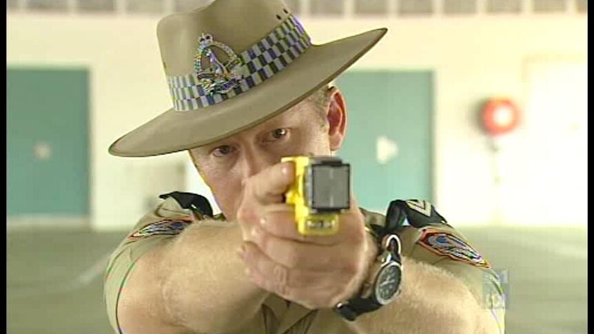 All police patrols in the NT will be equipped with Tasers. [File image].