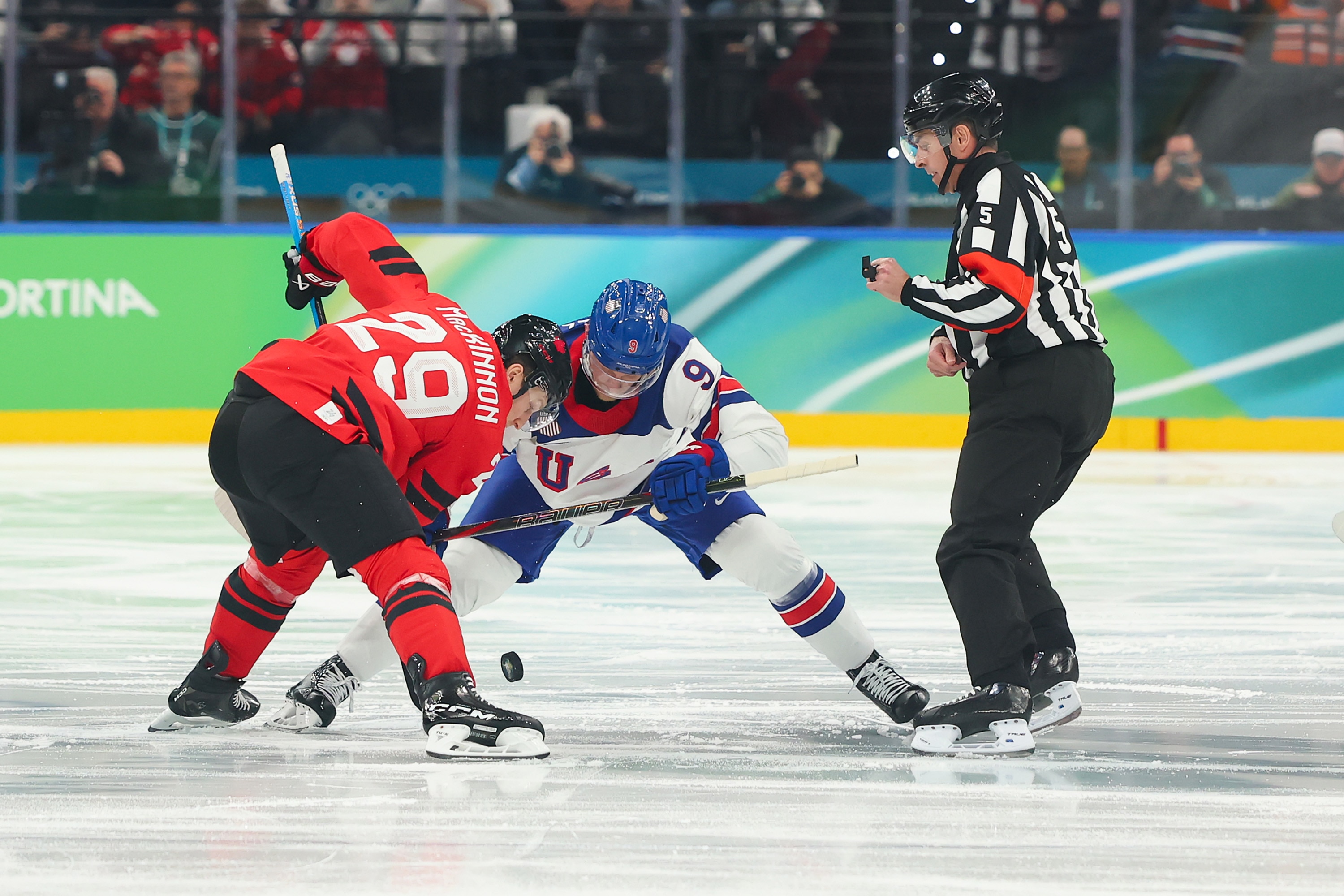 Live: USA and Canada in fiery ice hockey clash in final event of Winter Olympics