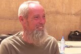 Dutch hostage Sjaak Rijke after his release in Mali