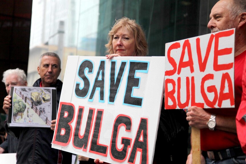 Bulga protest