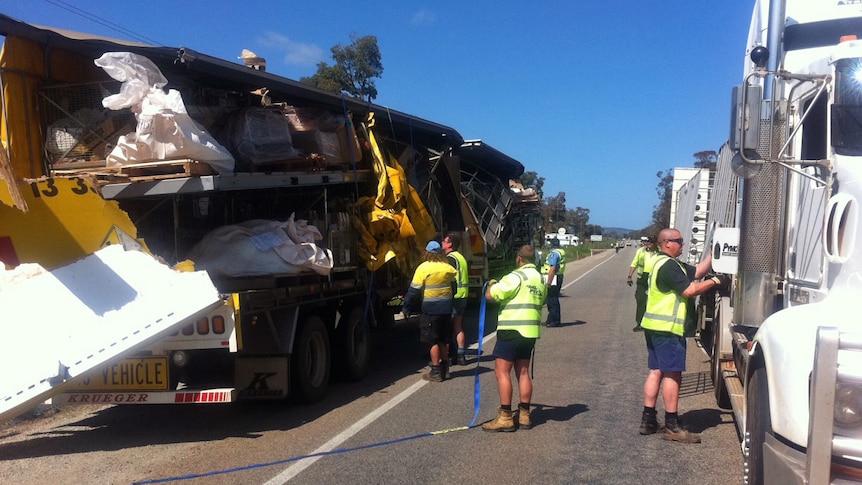 The truck was carrying a radioactive load