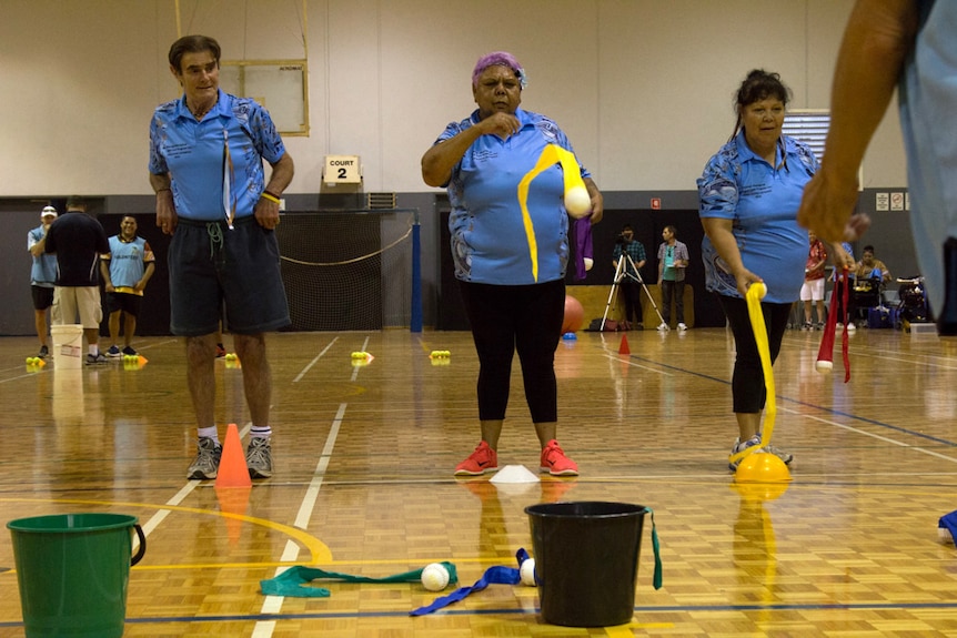 Aboriginal elders compete in the Eora Elders Olympics