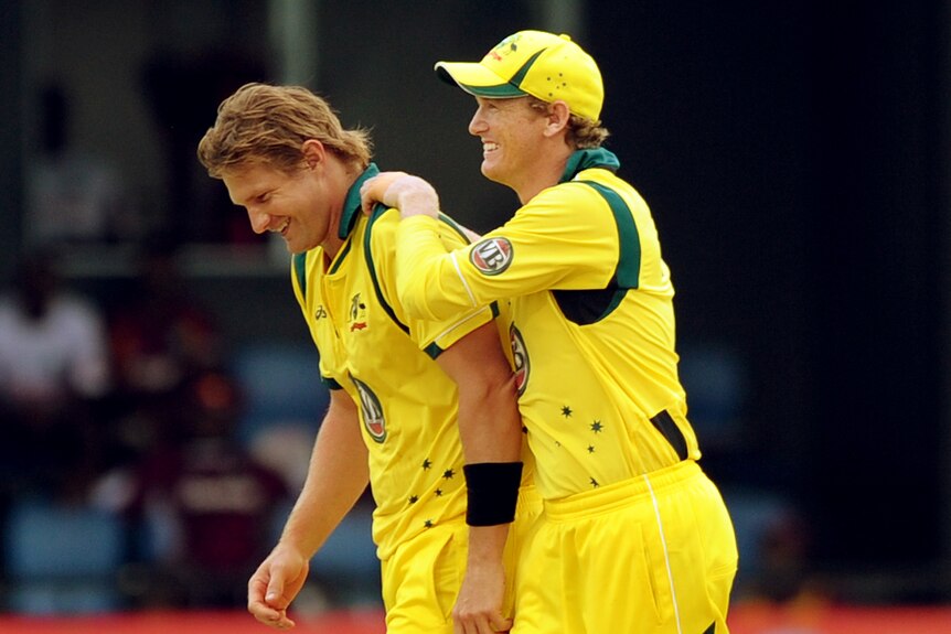 Shane Watson (L) has called on his team-mates to show a greater cutting edge.