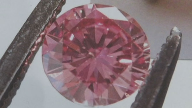 This rare pink argyle diamond was stolen from a showroom in Cairns last weekend. Fri Feb 21, 2014