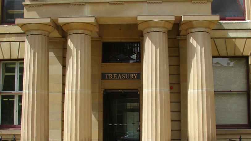 Tasmanian Treasury building Hobart.