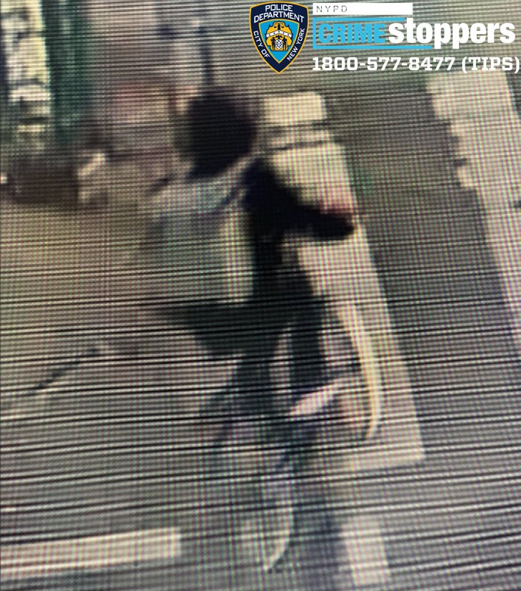 man on bike in grainy footage