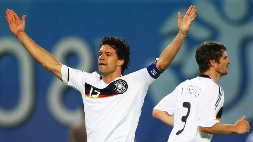 Germany is working against the clock to have Ballack fit for the final.