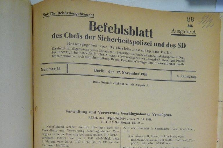 An old document written in German