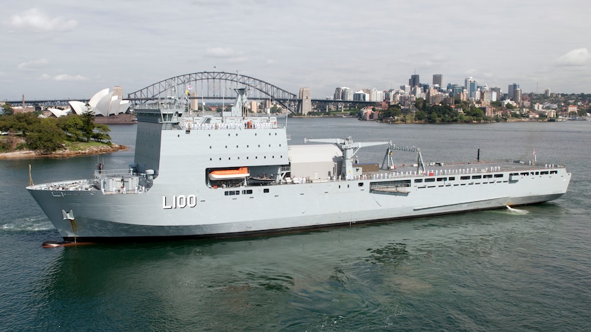 Defence bought HMAS Choules last year to cover a gap caused by the decommissioning of another heavy transport ship.