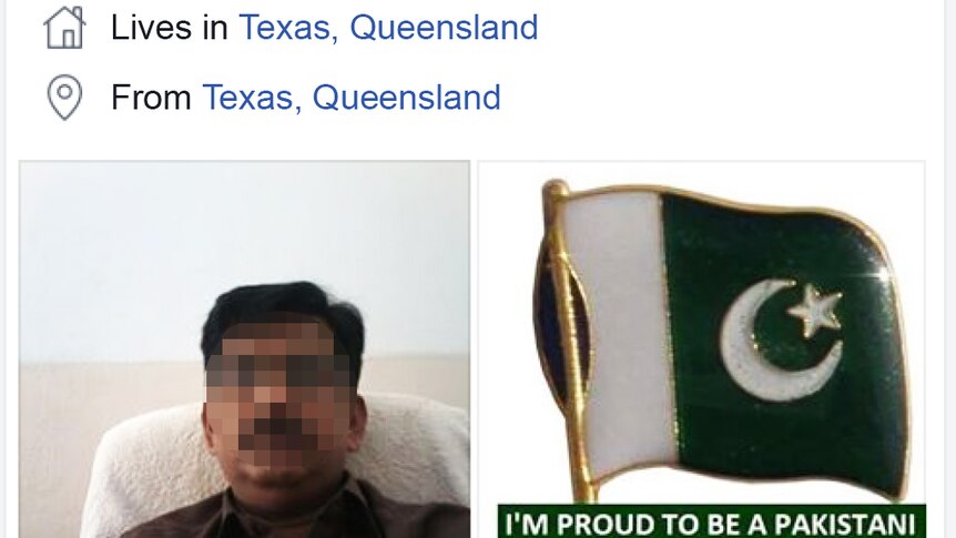 Bella Zoe claimed to both come from and live in Texas, Queensland. His account has since been deleted by Facebook.