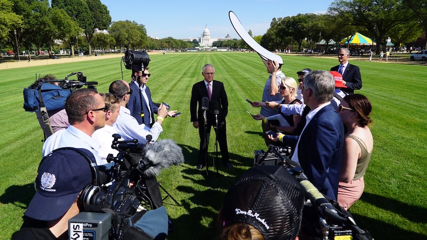 Malcolm Turnbull in Washington