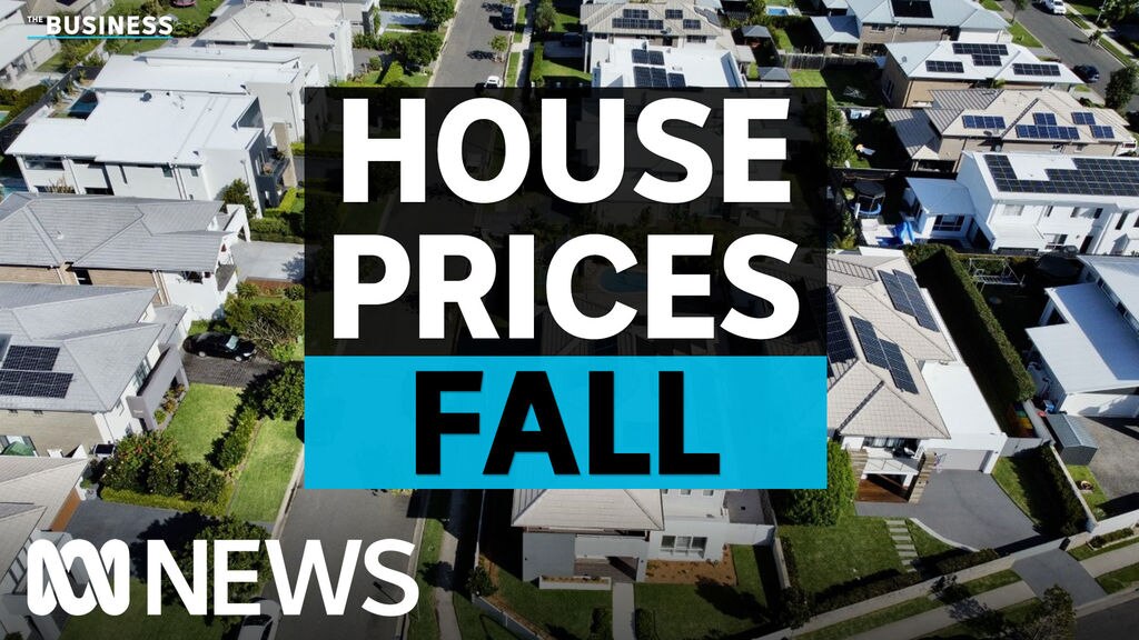 House prices fall for the first time in nearly two years - ABC News