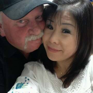 张景爱和大卫·西蒙斯。