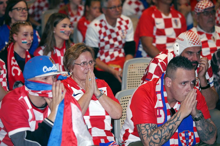 Croatia fans are dismayed at world cup result