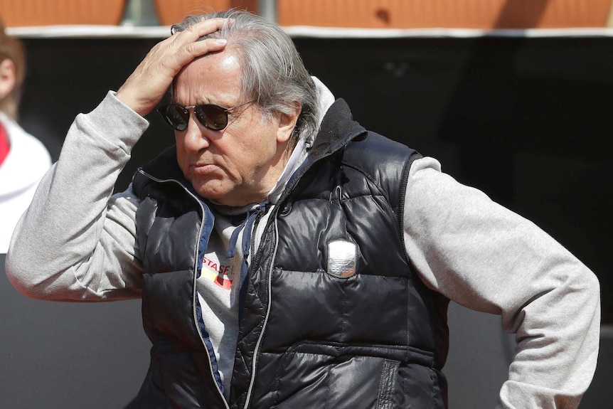 Ilie Nastase at the Fed Cup