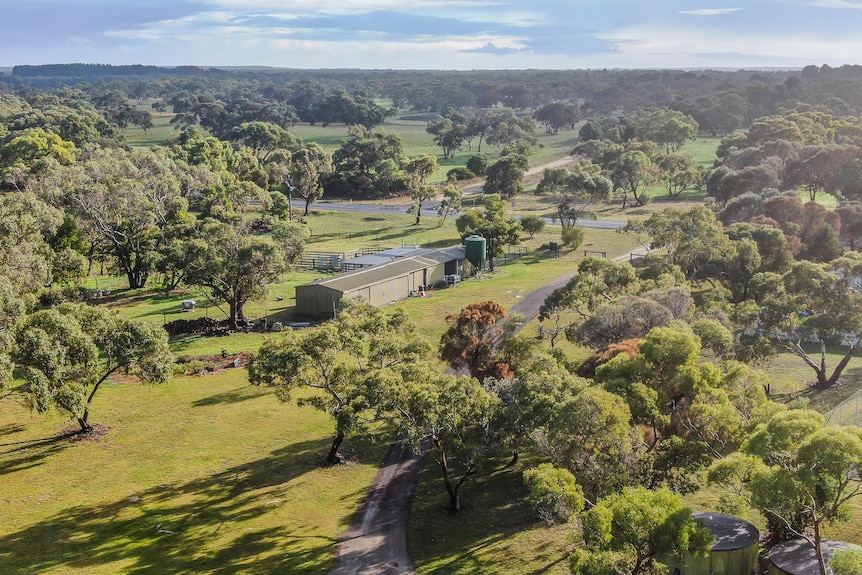 Kangaroo Inn sustainable centre drone