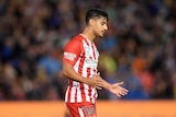 Daniel Arzani playing for Melbourne City in A-League.