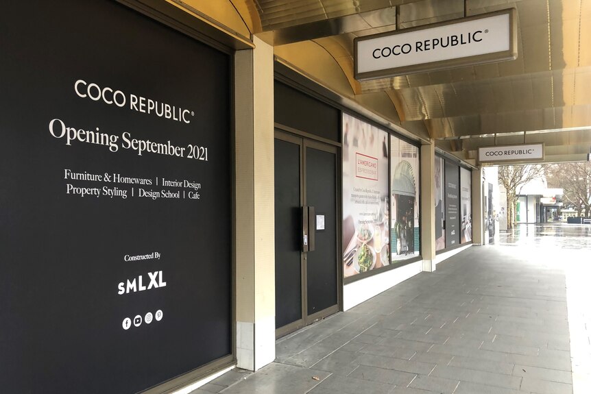 A black shopfront that reads 'Coco Republic'.