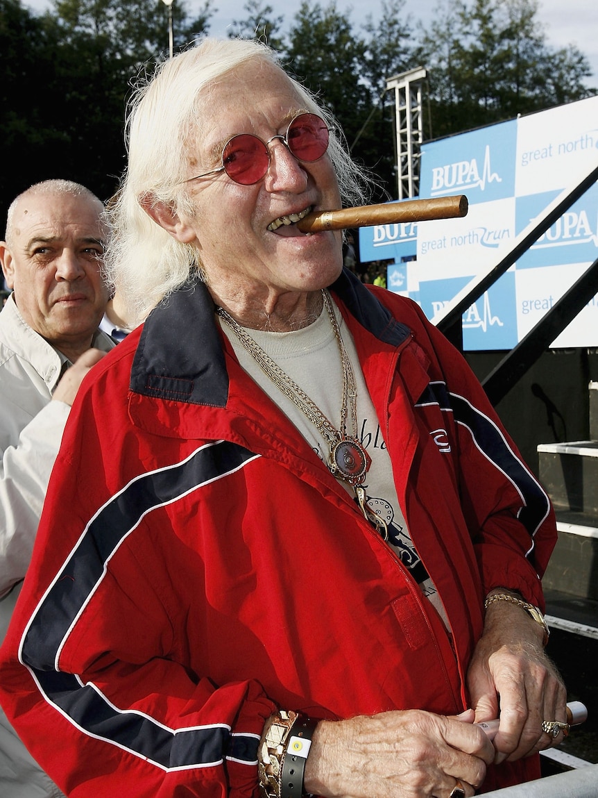 Former DJ and Top of The Pops presenter Sir Jimmy Savile