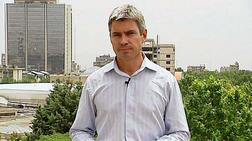 Media ban: Ben Knight has been forced to leave Iran after covering the protests in recent days