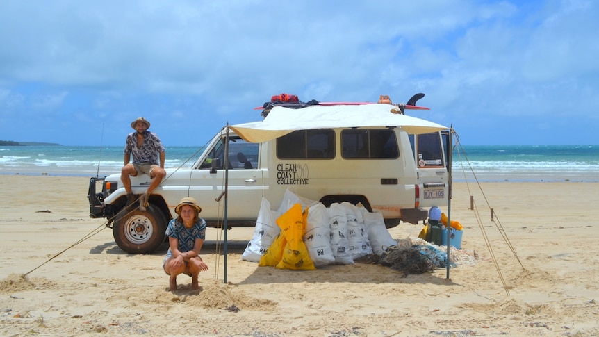 Cleaning beaches